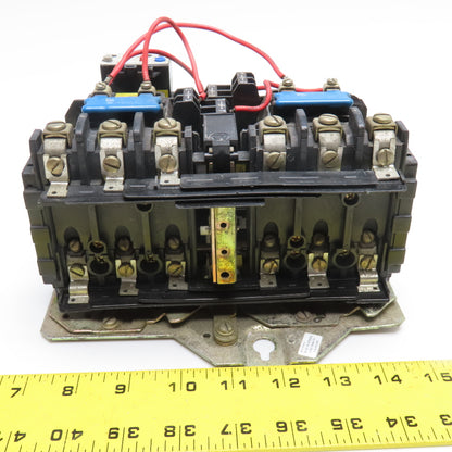 Allen Bradley 505-BOD-A2C Size 1 Reversing Starter 600V Max 115V Coil