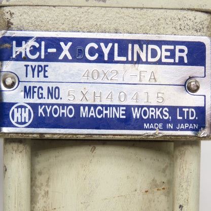 Kyoho 40X27-FA 40mm Bore x 27mm Stroke Double Acting Hydraulic Cylinder