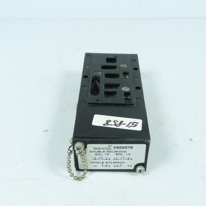 Ross Controls K022078 Pneumatic Solenoid Valve Base Manifold Sub-Base