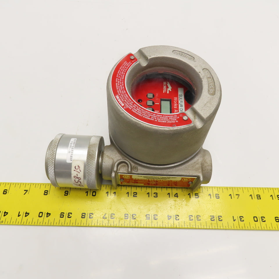 Akron McNeill XJIHG1 Sulfur Dioxide Sensor In Hazardous Location Enclosure