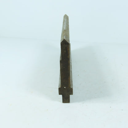 10" Long 90° V-Forming Press Brake Die Punch 3-5/8" H 1/2" Thick 1/2" Tang