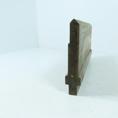 10" Long 90° V-Forming Press Brake Die Punch 3-5/8" H 1/2" Thick 1/2" Tang