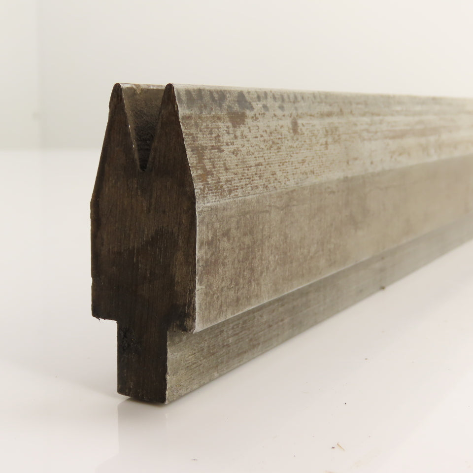 36-1/2" Long 90° V-Forming Angle Press Brake Die Block 2"H 1/2" Tang