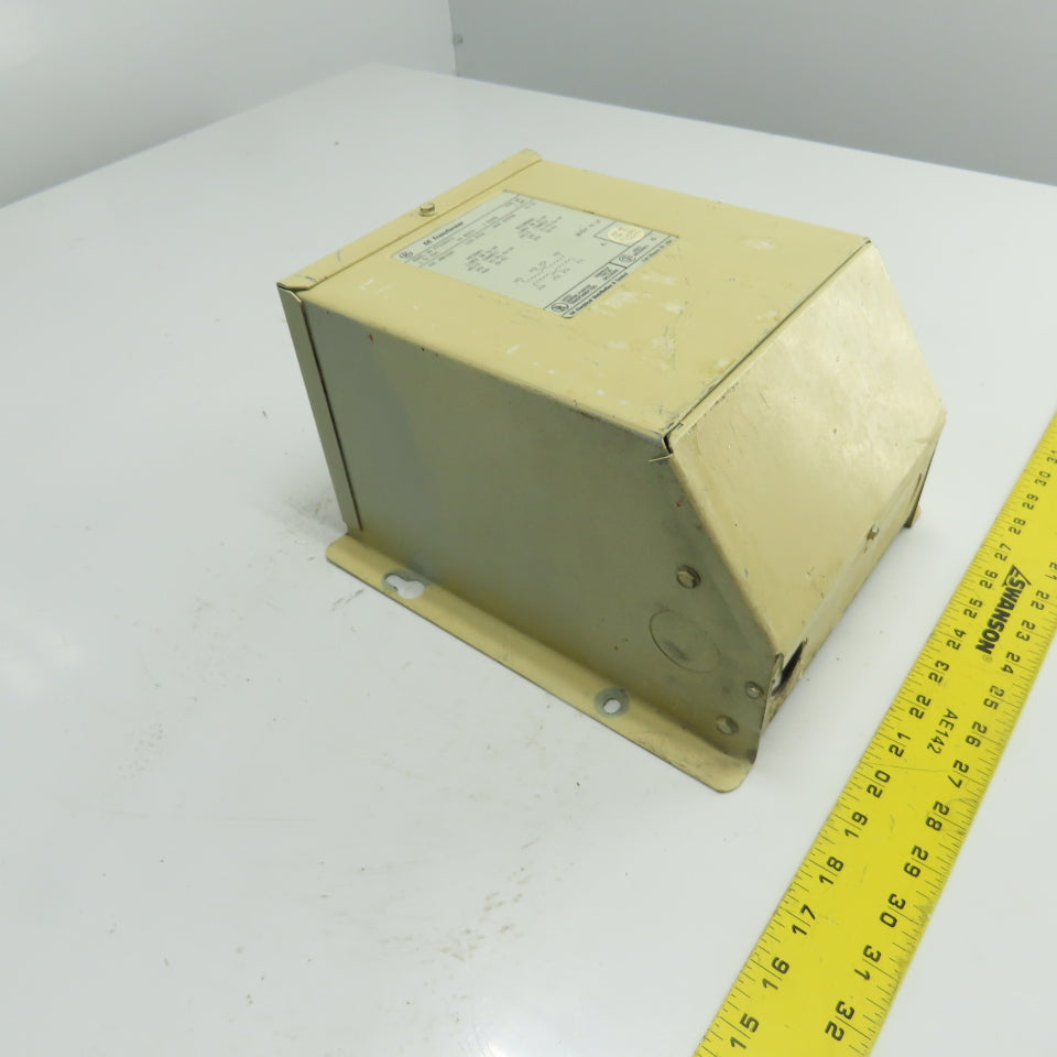 GE General Electric 9T51B0011 1.50KVa Transformer 240/480V Pri 120/240V Sec 1Ph