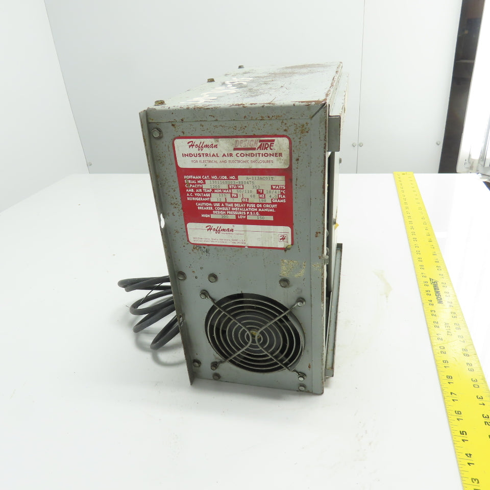 Hoffman A-113AC01T Electrical Enclosure Air Conditioner 1200BTU 115V 1Ph
