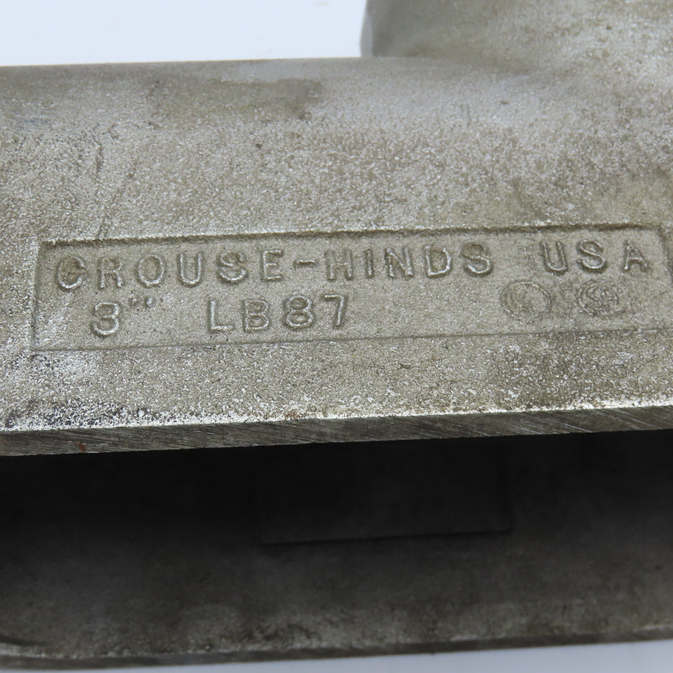 Crouse Hinds LB87 3" Threaded Conduit Body LB