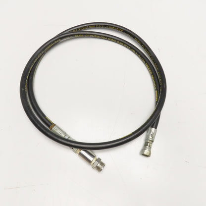 Parker 1/4" (-6) JIC Female Swivel Fitted Hydraulic Hose Assembly 3000PSI 73"