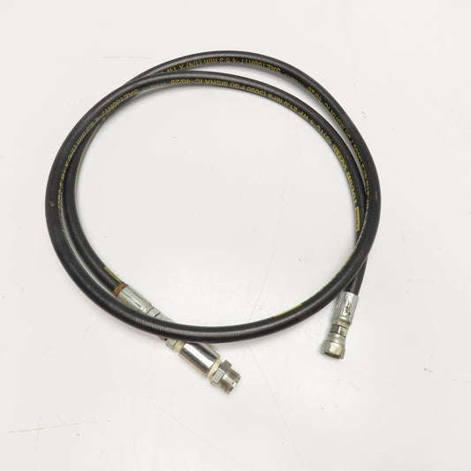 Parker 1/4" (-6) JIC Female Swivel Fitted Hydraulic Hose Assembly 3000PSI 73"