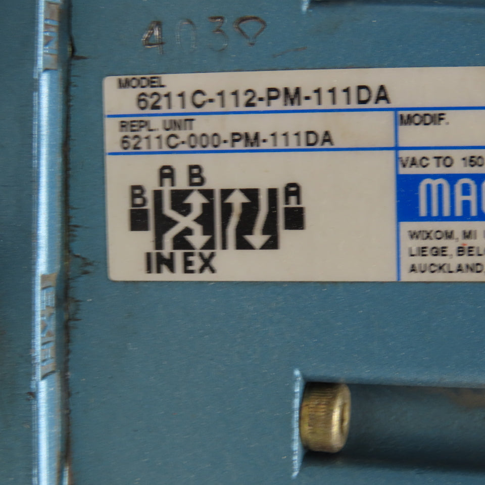 Bettis CBA315 5" Wafer Butterfly Valve W/ Solenoid Actuated Operator 120V Coil