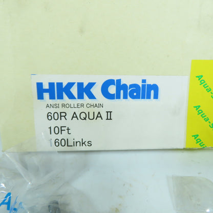 HKK Chain 60R AQUA II Roller Chain Remnants 12", 15" & 9 Links