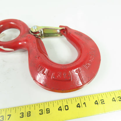 Crosby 29WP88 3 Ton 6000LB Carbon Steel Swing Hook Red USA