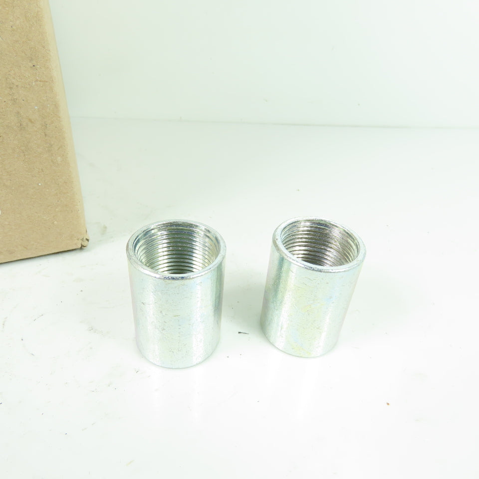 Conduit Pipe Products 3/4" Galvanized Conduit Coupling 1-5/8" Tall Lot Of 46
