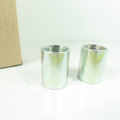 Conduit Pipe Products 3/4" Galvanized Conduit Coupling 1-5/8" Tall Lot Of 46