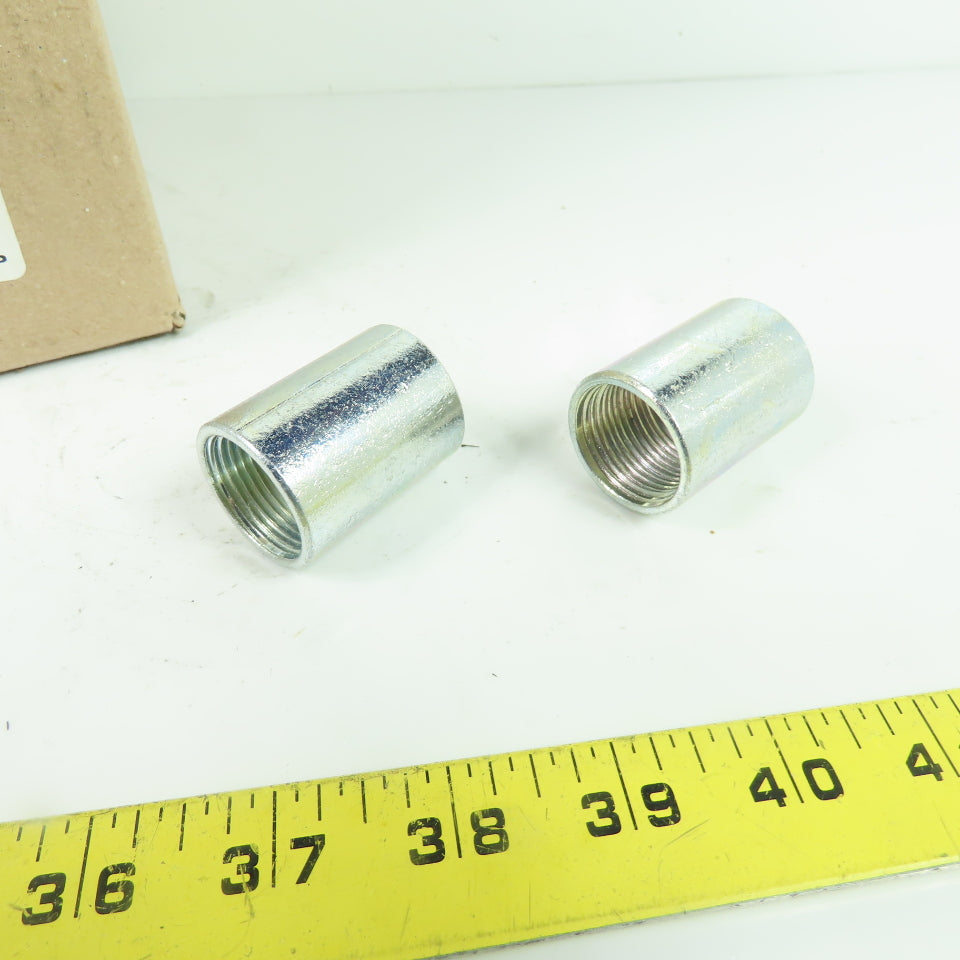 Conduit Pipe Products 3/4" Galvanized Conduit Coupling 1-5/8" Tall Lot Of 46