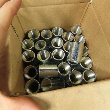 Conduit Pipe Products 3/4" Galvanized Conduit Coupling 1-5/8" Tall Lot Of 46