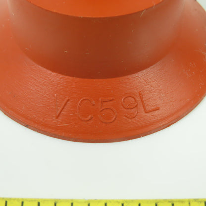 VC59L Bellows Vacuum Cup 58mm OD Lot Of 2