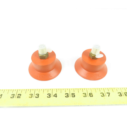 VC59L Bellows Vacuum Cup 58mm OD Lot Of 2