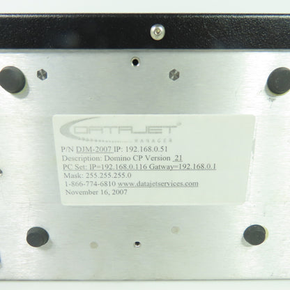 Datajet DJM-2007 Manager Domino CP Version