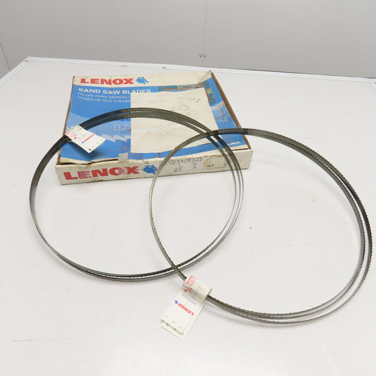 Lenox 1/2" x 147" Long Band Saw Blade .025" Thick 4 TPI Lot Of 2
