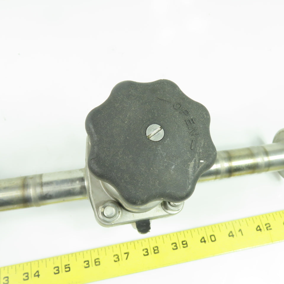 ITT 2360 1" Manual Diaphragm Valve 13-1/2" OAL