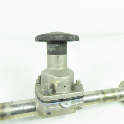 ITT 2360 1" Manual Diaphragm Valve 13-1/2" OAL