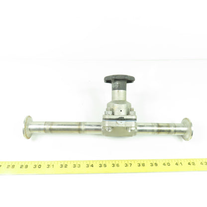 ITT 2360 1" Manual Diaphragm Valve 13-1/2" OAL