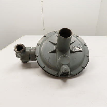 Fisher Controls S201H Gas Pressure Regulator 3/4" Port 1-2 PSIG Spring Range