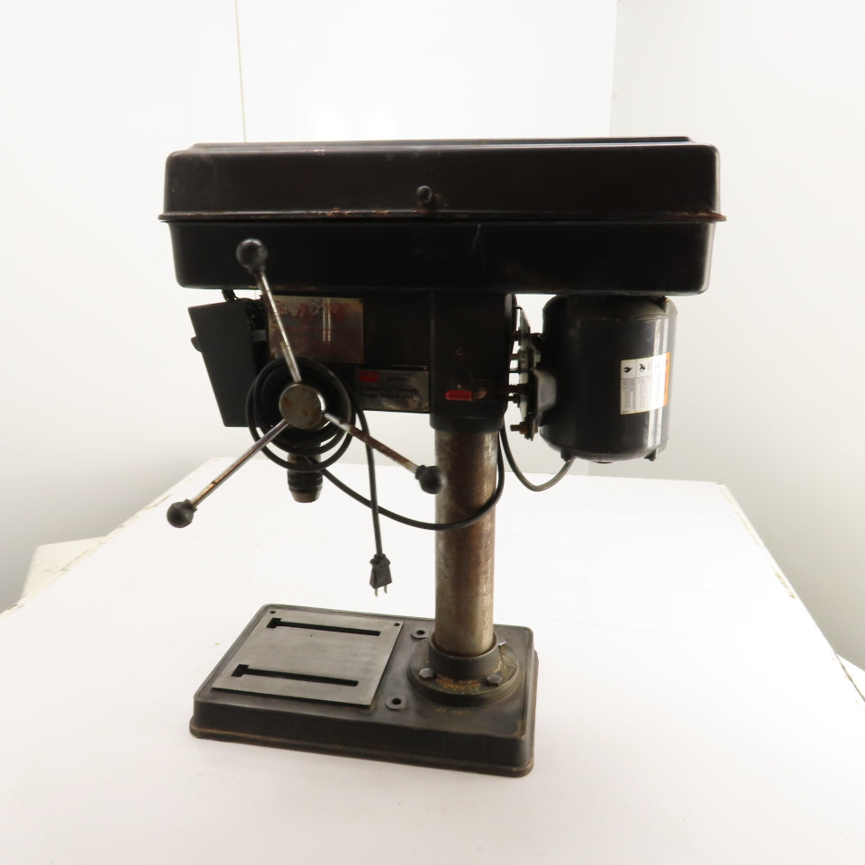 Dayton 3Z993C 13" Bench Top Drill Press 1/3HP 5-Speed 115V Tested
