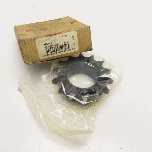Browning H50H14 No. 50 Single Strand Roller Chain Sprocket 14T TL Bushing Bore