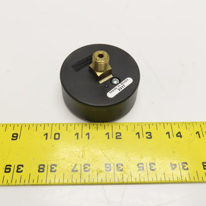 Ashcroft 33HR20 0-15PSI Back Ported Pressure Gauge 1/4" NPT