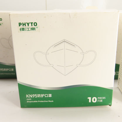 Phyto LT-C1086T Green Jiangnan Protective Masks Lot of 11 Boxes (110 Masks)