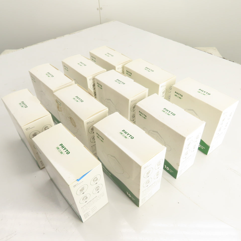 Phyto LT-C1086T Green Jiangnan Protective Masks Lot of 11 Boxes (110 Masks)