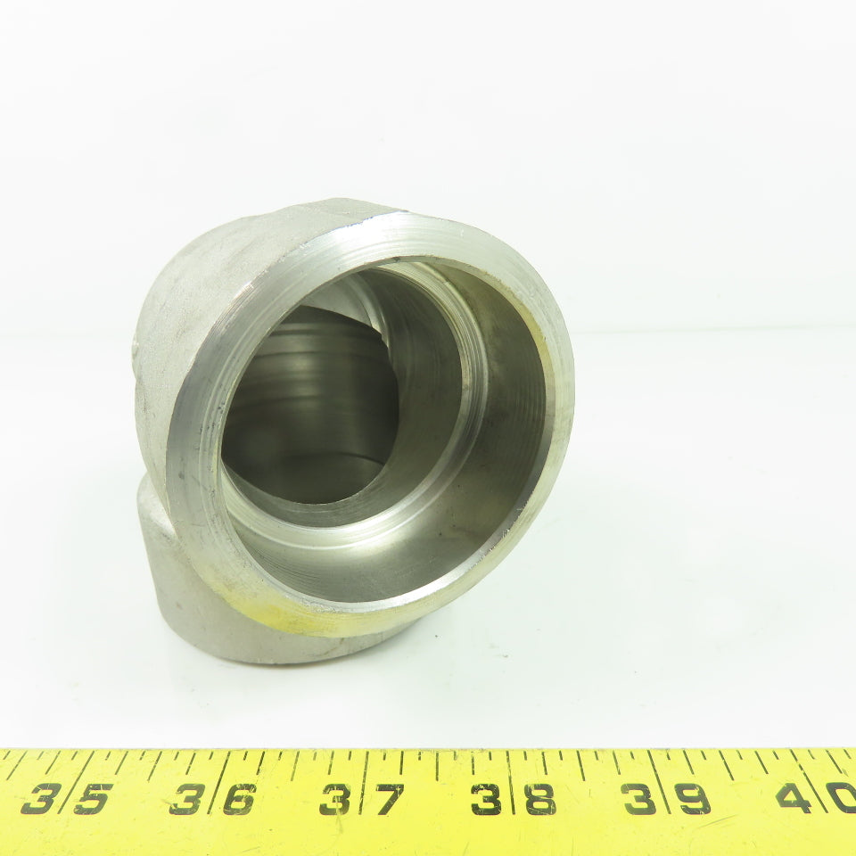 Chero F304L Stainless Steel 2" 90° Elbow Socket