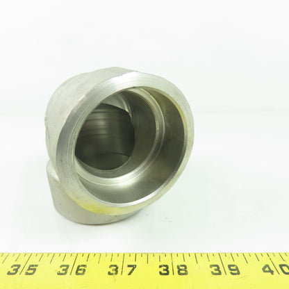 Chero F304L Stainless Steel 2" 90° Elbow Socket