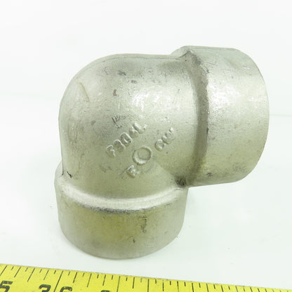 Chero F304L Stainless Steel 2" 90° Elbow Socket