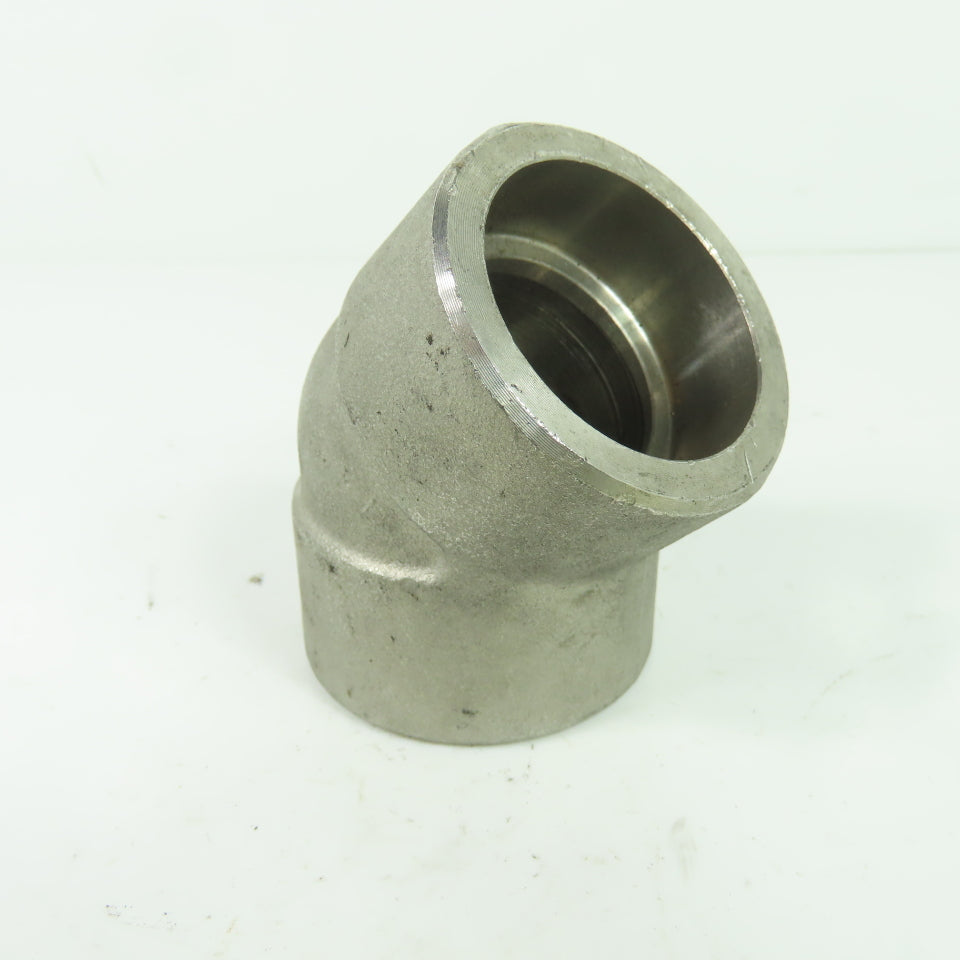 SA182F316/316L Stainless Steel 1-1/4" 45° Elbow Socket Weld
