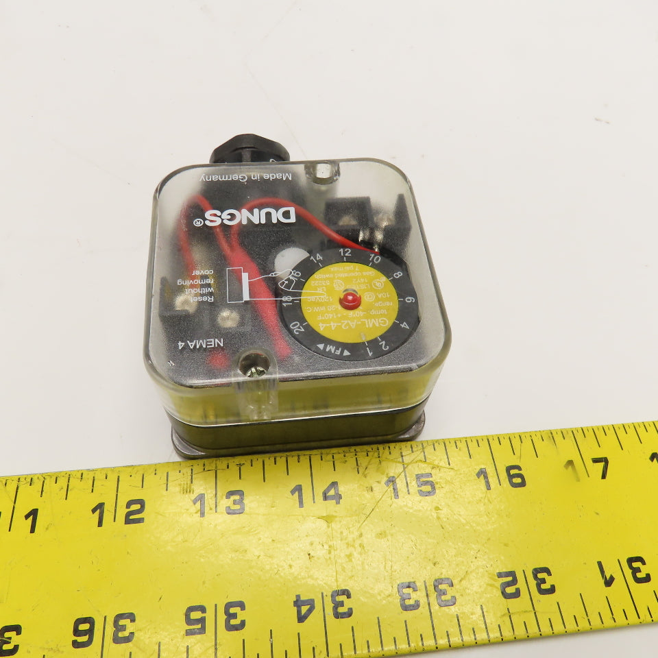 Dungs 266924 GMH-A2-4-4 Gas Pressure Switch 1"-20" WC