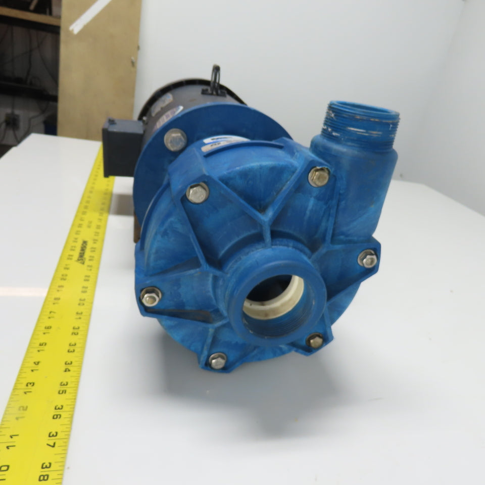 Finish Thompson KC22PTFNO601807 2" Sealless Mag Drive Centrifugal Pump 7.5HP 3Ph
