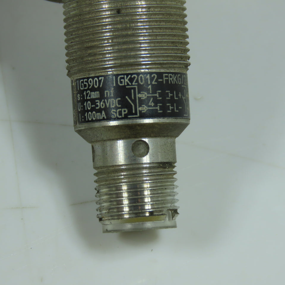 ifm efector IGK2012-FRKG/2LED/US IG5907 Inductive Proximity Sensor M18 Lot/6
