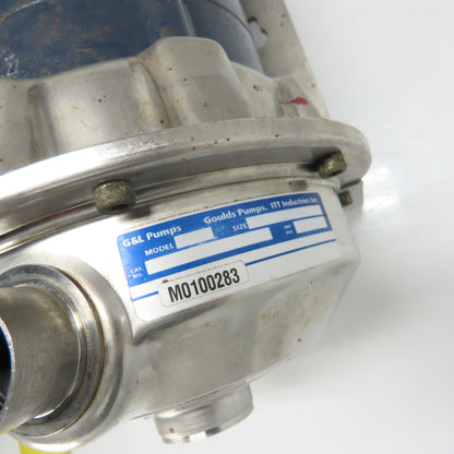 G&L Pumps M0100283 3HP Centrifugal Pump 3Ph 575V 3450RPM 1" Inlet 1-1/4" Outlet