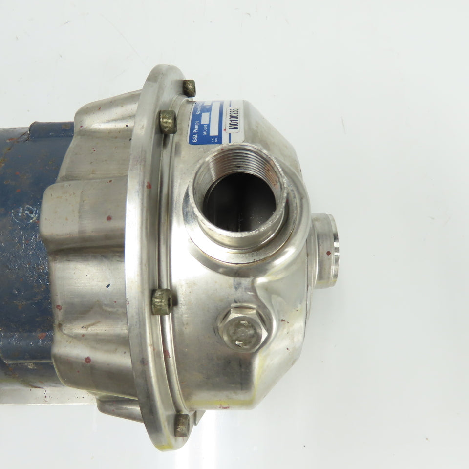 G&L Pumps M0100283 3HP Centrifugal Pump 3Ph 575V 3450RPM 1" Inlet 1-1/4" Outlet