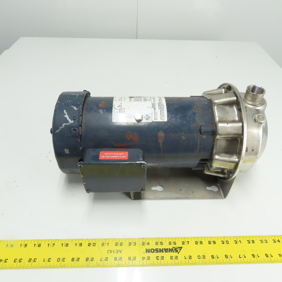 G&L Pumps M0100283 3HP Centrifugal Pump 3Ph 575V 3450RPM 1" Inlet 1-1/4" Outlet