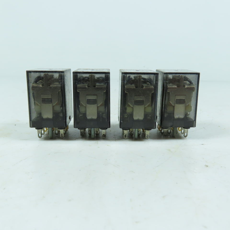 Potter & Brumfield KHAU-17A16-120 Plug-In Relays 120VAC 4PDT Lot of 4