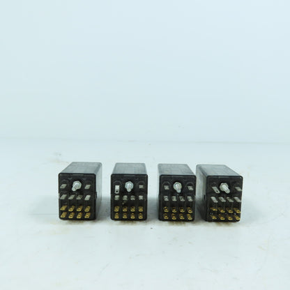 Potter & Brumfield KHAU-17A16-120 Plug-In Relays 120VAC 4PDT Lot of 4