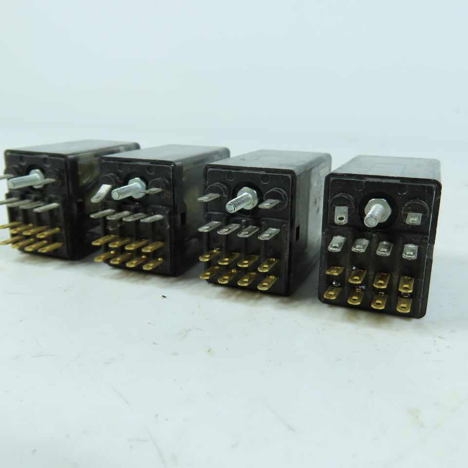 Potter & Brumfield KHAU-17A16-120 Plug-In Relays 120VAC 4PDT Lot of 4