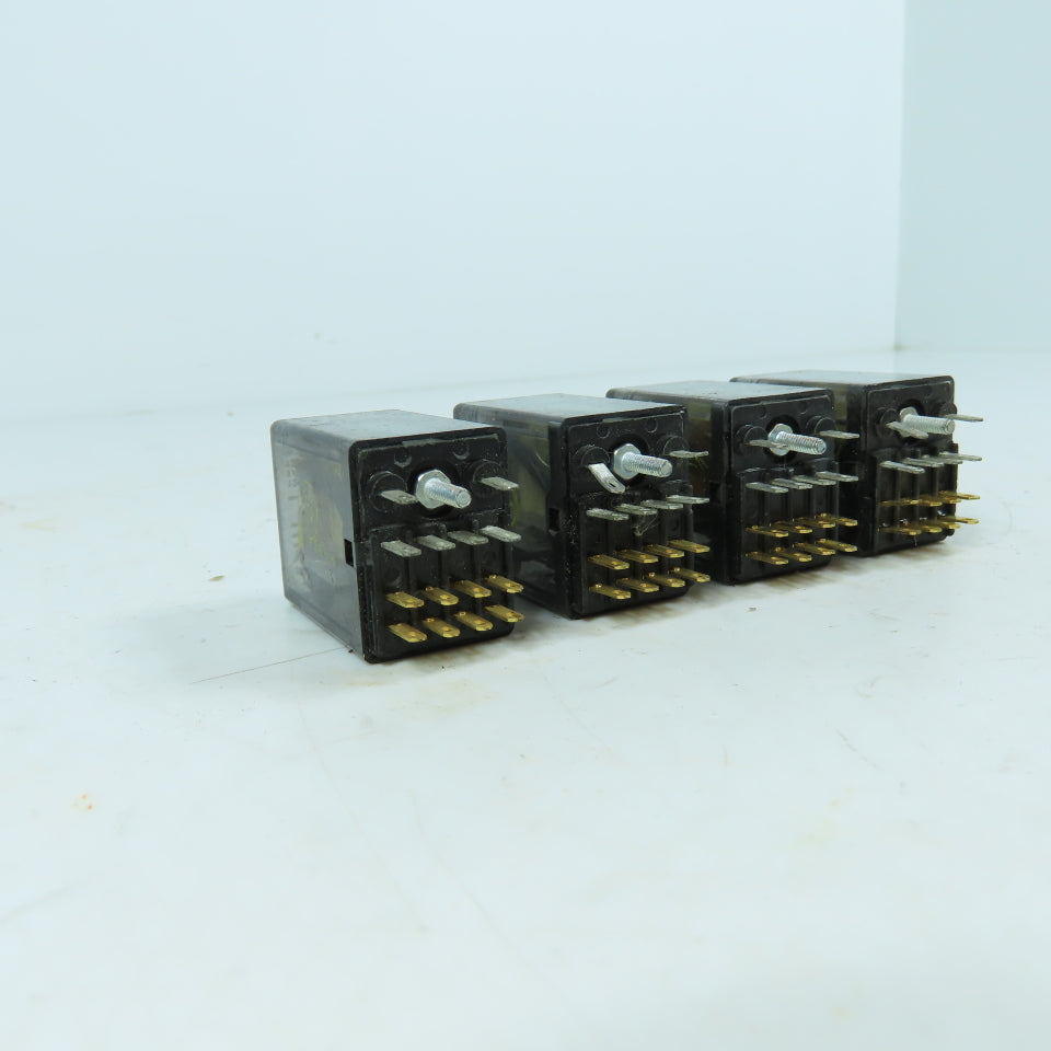 Potter & Brumfield KHAU-17A16-120 Plug-In Relays 120VAC 4PDT Lot of 4