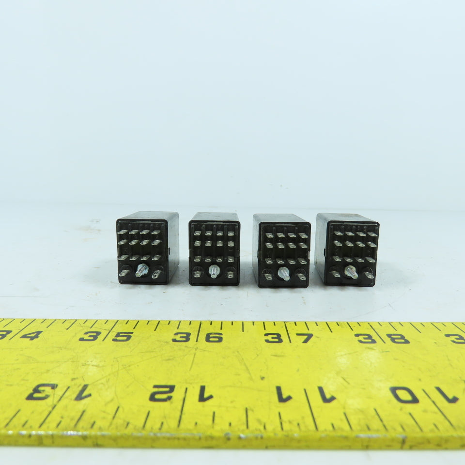 Potter & Brumfield KHAU-17D12-24 General Purpose Relays 24VDC 5A Lot of 4