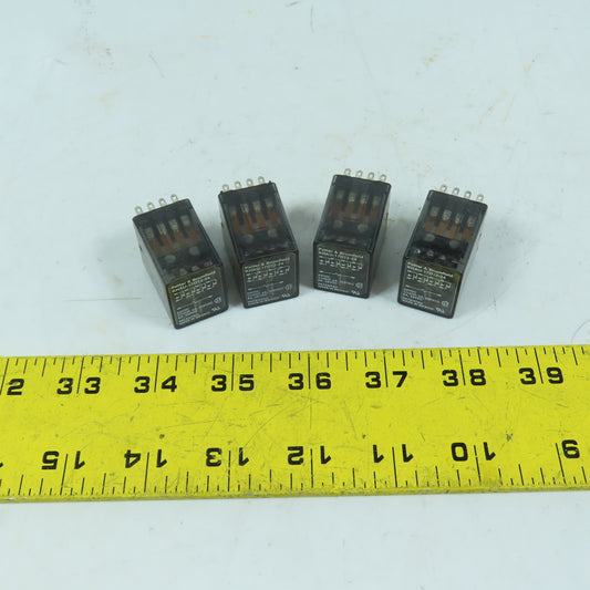 Potter & Brumfield KHAU-17D12-24 General Purpose Relays 24VDC 5A Lot of 4