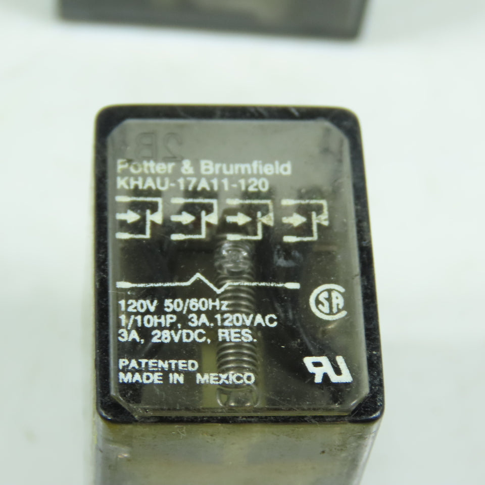 Potter & Brumfield KHAU-17A11-120 General Purpose Plug-In Relays 120V Lot of 11