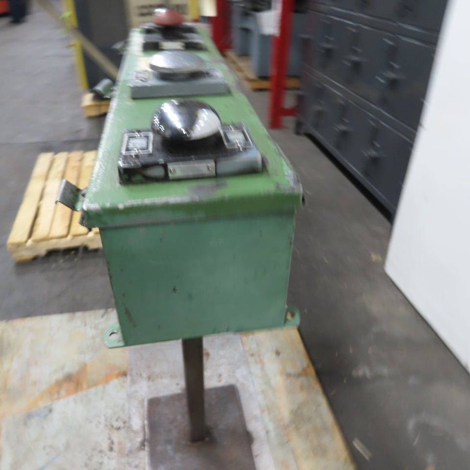 Pushbutton Control Station E-Stop Pedestal Adjustable Height